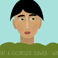 Animated Face with Blob Bezier on the Canvas made with ZIM JavaScript HTML Canvas Interactive Media Framework powered by CreateJS - ZIMjs