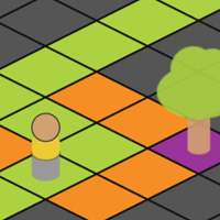 Isometric Game Board on the Canvas made with ZIM JavaScript HTML Canvas Interactive Media Framework powered by CreateJS - ZIMjs