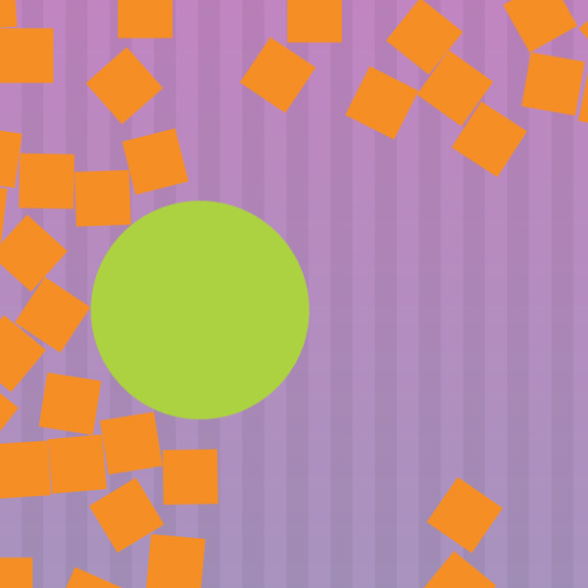 Follow Physics World on the Canvas made with ZIM JavaScript HTML Canvas Interactive Media Framework powered by CreateJS - ZIMjs
